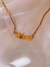 Collar My Name Is - bañado en oro - comprar online