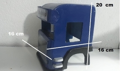 cabine scania  azul (  foto  real   ) - comprar online