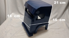 Cabine  feita  mdf  azul   (  foto real  ) - comprar online