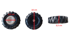 Roda 10 cm Trator traseira na internet