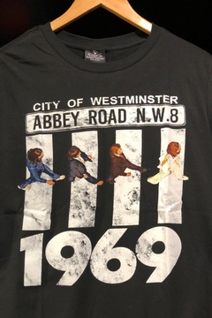 Remera The Beatles Abbey Road 1969 en internet