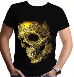 Remera Media Calavera