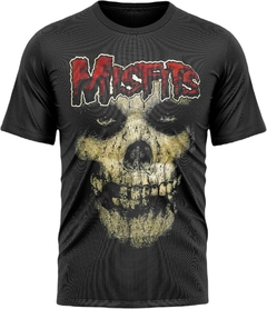 Remera MISFITS Skull Type Rojo