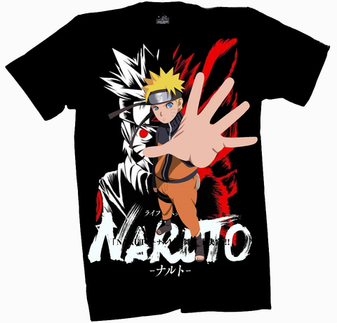 Remera NARUTO Mano Poder