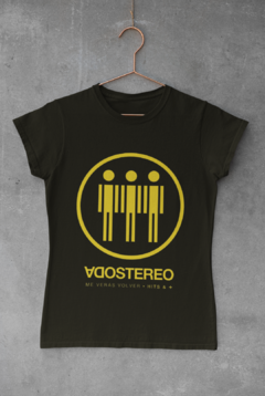 Remera ENTALLADA Soda Stereo Me verás Volver