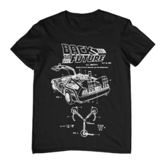 Remera Delorean Monocromo Volver al Futuro