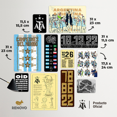 Set de 11 Carteles de La Selección Argentina - comprar online