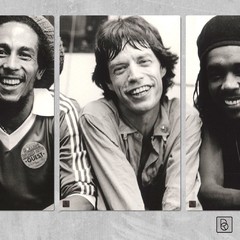 Bob Marley, Mick Jagger y Peter Tosh en internet