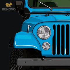 Imagen de Portallaves Jeep CJ7 Color Personalizado