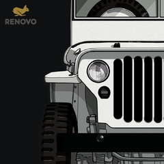 Imagen de Portallaves Jeep Willys Color Personalizado