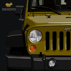 Imagen de Portallaves Jeep Wrangler Color Personalizado