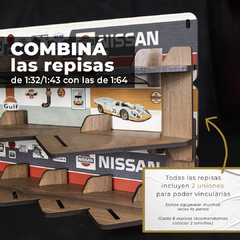 Repisa para 4 Autos 1:43 / 1:32 - Nissan - tienda online