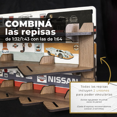 Repisa para 4 Autos 1:43 / 1:32- Porsche - tienda online