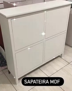 Sapateira gaveta MDF branco 4 portas cód.9854