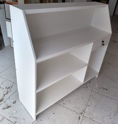 Balcão caixa recuo MDF Branco com gaveta .cód MLV