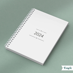INTERIOR AGENDA 2024 SEMANAL VERTICAL - ARCHIVO IMPRIMIBLE - MODELO 001 en internet