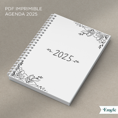 INTERIOR AGENDA 2025 SEMANAL VERTICAL - ARCHIVO IMPRIMIBLE - MODELO 002 en internet