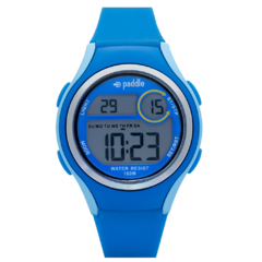 reloj digital unisex paddle watch azul