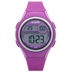 reloj digital unisex paddle watch violeta