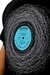 Remera John Coltrane Negra (estampa azul) - comprar online