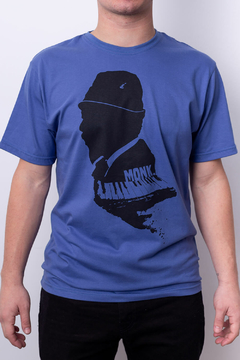 Remera Thelonious Monk (azul marlin)