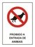 Proibido a entrada de animais - I001