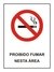 Proibido fumar nesta área - I002 - comprar online