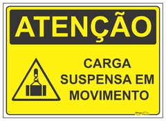 Atenção carga suspensa - AT014