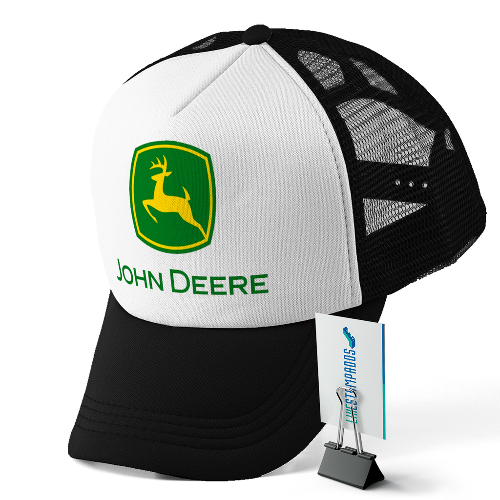 Gorra John Deere Negra Original