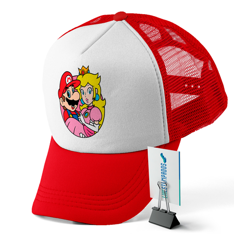 Gorra Trucker Mario Bros y Luigi Talla Niño