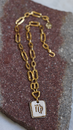 Collar Zodíaco con cadena dorada - comprar online