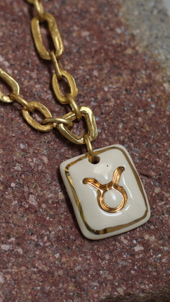 Collar Zodíaco con cadena dorada - comprar online