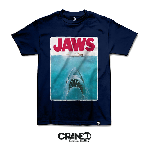 Jaws - Remera 100% Algodón | Craneo Remeras De Cine