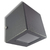 Spot Difusor Luces Unidireccional pared Cubo Exterior Interior intemperie G9 led