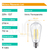 Lampara Led Filamentos Edison Retro Dimerizable St64 8w