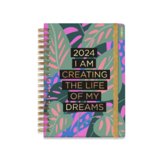 Agenda Mooving Floral 2024 Diaria 15x21 Cm