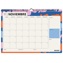 Calendario 2025 Mooving Hype 30x25cm Plancha De Stickers en internet