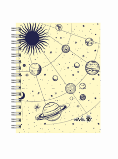Agenda Nivel 10 2024 N8 Espiral Astral Semanal 16x22cm - Libreria Saturno