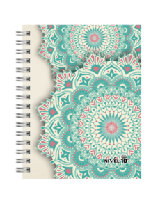 Agenda Nivel 10 2024 Top - Espiralada - Semana A La Vista - 13,5 X 18,5 Cm - Mandalas - comprar online