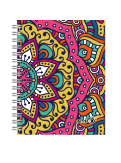 Agenda Nivel 10 2024 Top - Espiralada - Semana A La Vista - 13,5 X 18,5 Cm - Mandalas en internet