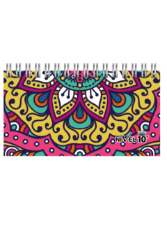 Agenda Nivel 10 2024 Pocket Power Espiralada Mandalas 16x9 Cm en internet