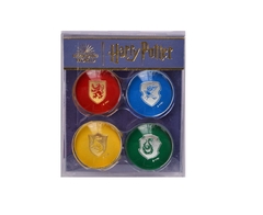 Set 4 Imanes Redondos Harry Potter Maw Mooving Casas Hogwart