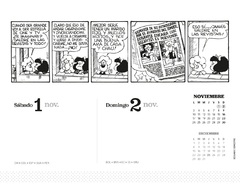 Calendario Mafalda 2025 Taco Colección De Escritorio 17 x 13 cm en internet