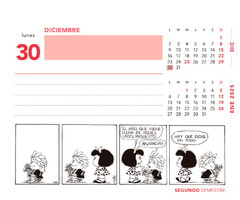 Calendario Mafalda 2024 Taco Escritorio 13x11 Cm en internet