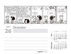 Calendario Mafalda 2024 Taco Colección De Escritorio 17 x 13 cm en internet