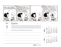 Calendario Mafalda 2024 Taco Colección De Escritorio 17 x 13 cm - tienda online