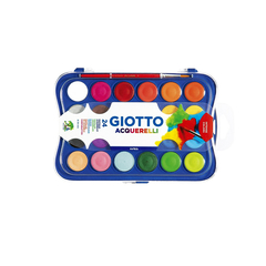 Acuarelas Giotto Acquerelli + 1 Pincel X 24 Colores