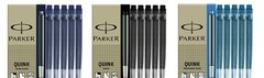 CARTUCHOS PARA LAPICERA PARKER X5 UNIDADES AZUL - comprar online