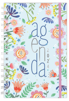 Agenda Cangini Filippi 2024 N° 6 Espiral Diaria - 10x15 Cm