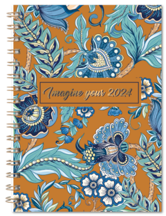 Agenda Cangini Filippi 2024 N° 7 Espiral Diaria - 14x20 Cm - tienda online